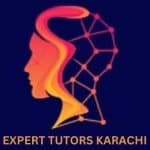 Official logo of Expert Tutors Karachi, featuring a creative profile silhouette and neural network design representing academic excellence.