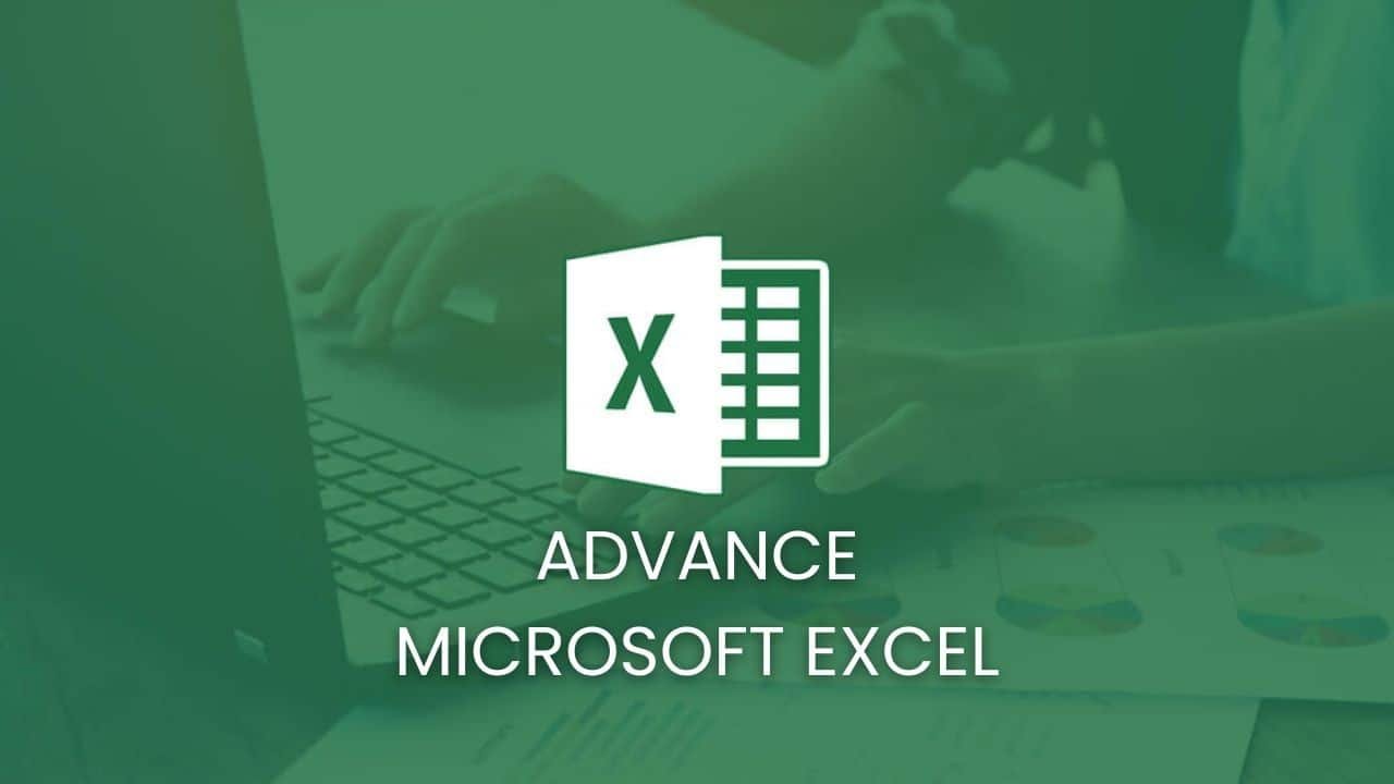 Advanced Microsoft Excel training course in Karachi for data analysis and professional office skills.
